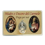 Medaglia Scapolare card plastificata