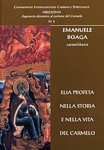 Elia Profeta nella Storia e nella vita del Carmelo N°5